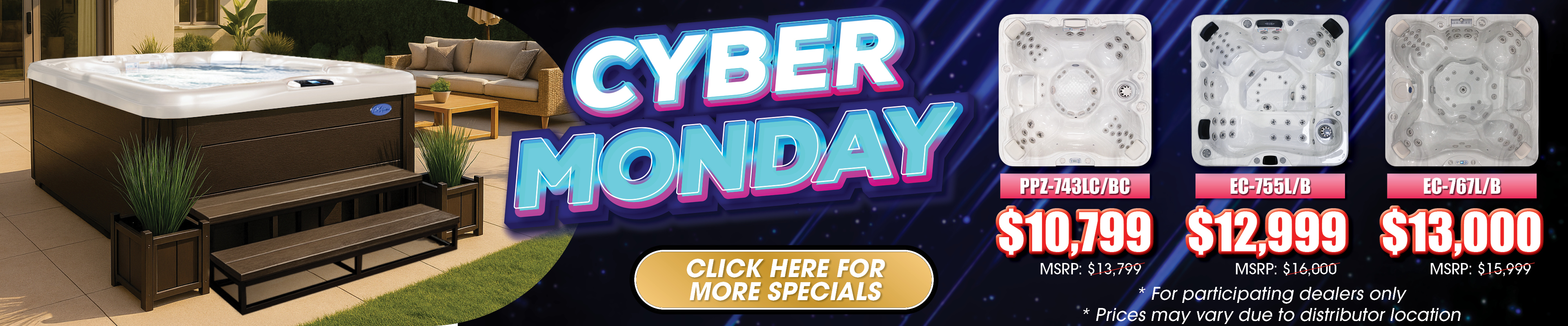 Calspas hot tub being used in a family setting - Owosso