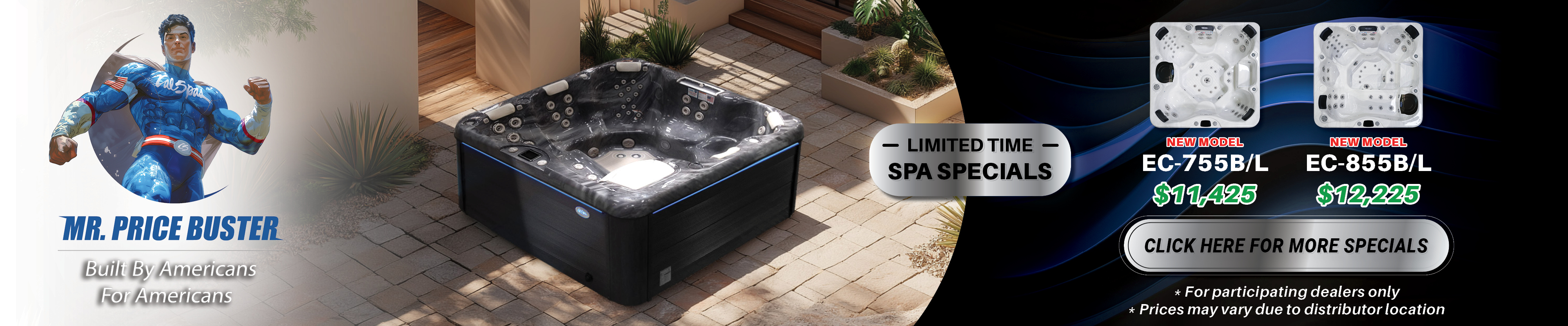 Calspas hot tub being used in a family setting - Owosso